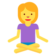 Emoji 🧘 Persona In Posizione Del Loto su Twitter Twemoji 11.2.