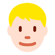 Emoji 👱🏻 Persona Bionda: Carnagione Chiara su Twitter Twemoji 11.2.