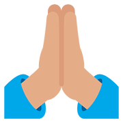 🙏🏽 Emoji Manos En Oración: Tono De Piel Medio en Twitter Twemoji 11.2.