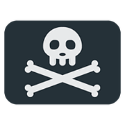 🏴‍☠️ Emoji Bandeira De Pirata na Twitter Twemoji 11.2.