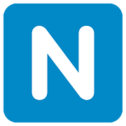 Emoji 🇳 Lettera simbolo indicatore regionale N su Twitter Twemoji 11.2.