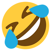 Emoji 🤣 Ridere A Crepapelle su Twitter Twemoji 11.2.