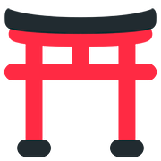 Émoji ⛩️ Sanctuaire Shinto sur Twitter Twemoji 11.2.