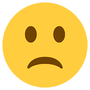 Emoji 🙁 Faccina Leggermente Imbronciata su Twitter Twemoji 11.2.