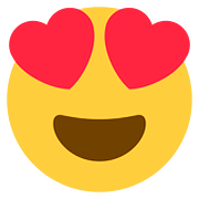 😍 Emoji Rosto Sorridente Com Olhos De Coração na Twitter Twemoji 11.2.