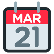 📆 Emoji Calendario Recortable en Twitter Twemoji 11.2.