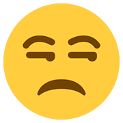 😒 Emoji verstimmtes Gesicht Twitter Twemoji 11.2.