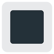 Emoji 🔳 Tasto Quadrato Nero Con Bordo Bianco su Twitter Twemoji 11.2.