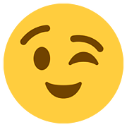 😉 Emoji zwinkerndes Gesicht Twitter Twemoji 11.2.
