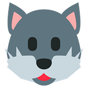 🐺 Emoji Wolf Twitter Twemoji 11.2.