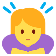 Emoji 🙇‍♀️ Donna Che Fa Inchino Profondo su Twitter Twemoji 11.2.