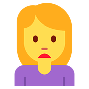 🙍‍♀️ Emoji Mujer Frunciendo El Ceño en Twitter Twemoji 11.2.