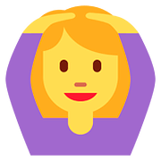 🙆‍♀️ Emoji Frau mit Händen auf dem Kopf Twitter Twemoji 11.2.