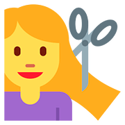 💇‍♀️ Emoji Frau beim Haareschneiden Twitter Twemoji 11.2.