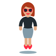 🕴🏽‍♀️ Emoji Mujer En Traje De Negocios Levitando: Tono De Piel Medio en Twitter Twemoji 11.2.