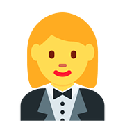 🤵‍♀️ Emoji Frau im Smoking Twitter Twemoji 11.2.