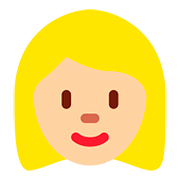 👩🏼 Emoji Mujer: Tono De Piel Claro Medio en Twitter Twemoji 11.2.