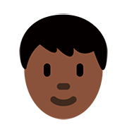 Emoji 🧑🏿 Persona: Carnagione Scura su Twitter Twemoji 12.0.