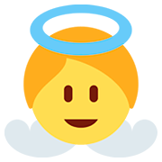 👼 Emoji Bebé ángel en Twitter Twemoji 12.0.