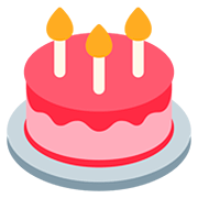 Émoji 🎂 Gâteau D’anniversaire sur Twitter Twemoji 12.0.