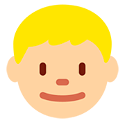 Emoji 👦🏼 Bambino: Carnagione Abbastanza Chiara su Twitter Twemoji 12.0.