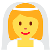 👰 Emoji Person mit Schleier Twitter Twemoji 12.0.