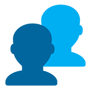 Emoji 👥 Profilo Di Due Persone su Twitter Twemoji 12.0.