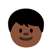 🧒🏿 Emoji Kind: dunkle Hautfarbe Twitter Twemoji 12.0.