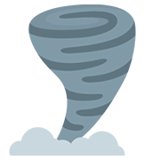 Emoji 🌪️ Tornado su Twitter Twemoji 12.0.