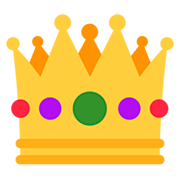 Emoji 👑 Corona su Twitter Twemoji 12.0.