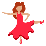 💃🏽 Emoji Mujer Bailando: Tono De Piel Medio en Twitter Twemoji 12.0.