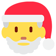 🎅 Emoji Papá Noel en Twitter Twemoji 12.0.