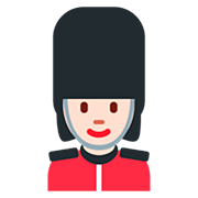 💂🏻‍♀️ Emoji Guardia Mujer: Tono De Piel Claro en Twitter Twemoji 12.0.