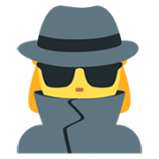 Emoji 🕵️‍♀️ Investigatrice su Twitter Twemoji 12.0.