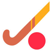 Emoji 🏑 Hockey Su Prato su Twitter Twemoji 12.0.