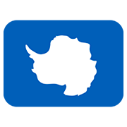 🇦🇶 Emoji Bandera: Antártida en Twitter Twemoji 12.0.
