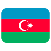 🇦🇿 Emoji Bandera: Azerbaiyán en Twitter Twemoji 12.0.