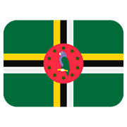 🇩🇲 Emoji Bandera: Dominica en Twitter Twemoji 12.0.