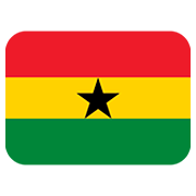 🇬🇭 Emoji Bandera: Ghana en Twitter Twemoji 12.0.
