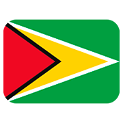 🇬🇾 Emoji Bandera: Guyana en Twitter Twemoji 12.0.