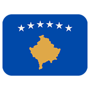 🇽🇰 Emoji Flagge: Kosovo Twitter Twemoji 12.0.