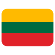 🇱🇹 Emoji Bandeira: Lituânia na Twitter Twemoji 12.0.
