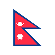 🇳🇵 Emoji Flagge: Nepal Twitter Twemoji 12.0.