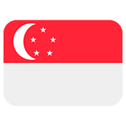 🇸🇬 Emoji Bandera: Singapur en Twitter Twemoji 12.0.