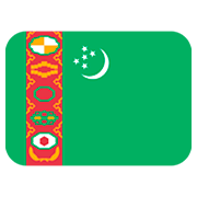 🇹🇲 Emoji Flagge: Turkmenistan Twitter Twemoji 12.0.