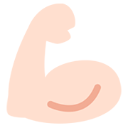 💪🏻 Emoji Bíceps Flexionado: Tono De Piel Claro en Twitter Twemoji 12.0.
