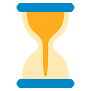 ⏳ Emoji Reloj De Arena Con Tiempo en Twitter Twemoji 12.0.