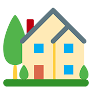 🏡 Emoji Haus mit Garten Twitter Twemoji 12.0.