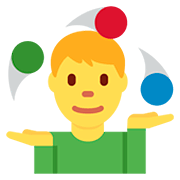 🤹 Emoji Jongleur(in) Twitter Twemoji 12.0.