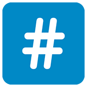 Emoji #️⃣ Tasto: # su Twitter Twemoji 12.0.